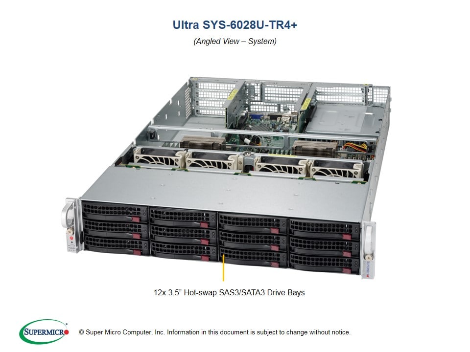 Сервер Supermicro SYS-6028U-TR4_ 2U — фото 2