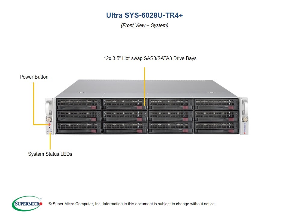 Сервер Supermicro SYS-6028U-TR4_ 2U — фото 4
