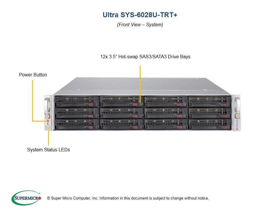 Сервер Supermicro SYS-6028U-TRT_ 2U — фото 4