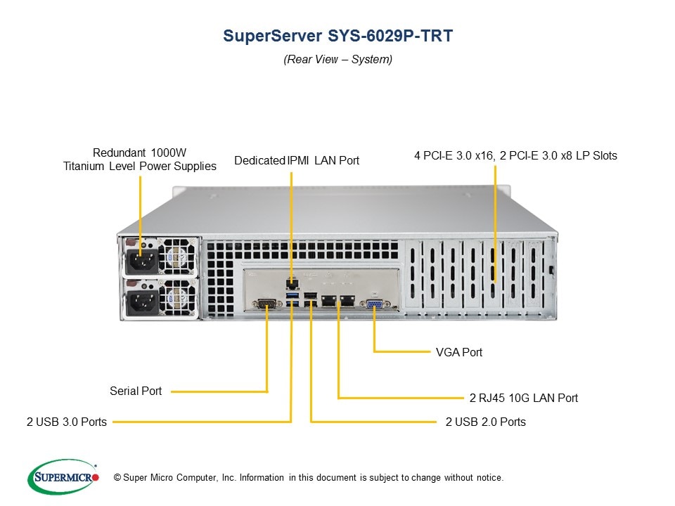 Сервер Supermicro SYS-6029P-TRT 2U — фото 5