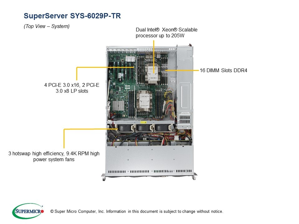 Сервер Supermicro SYS-6029P-TR 2U — фото 3