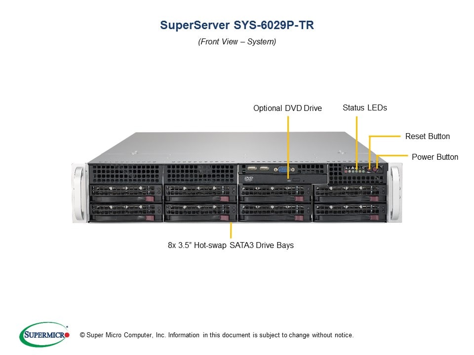 Сервер Supermicro SYS-6029P-TR 2U — фото 4