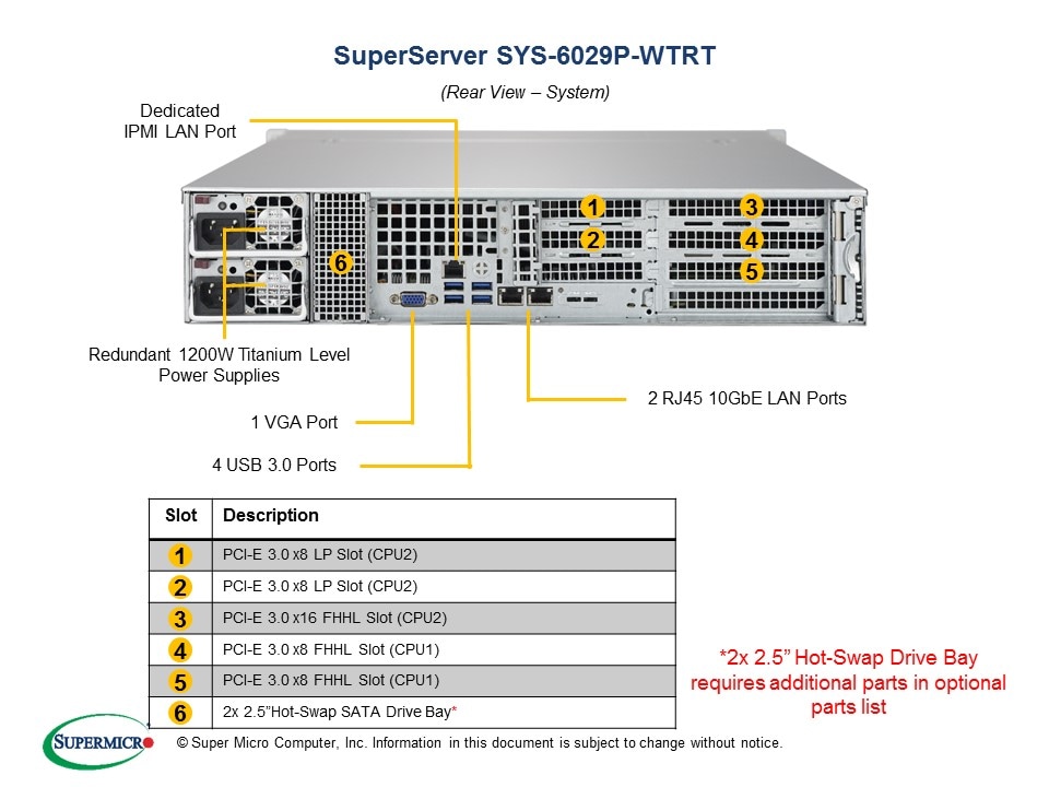 Сервер Supermicro SYS-6029P-WTRT 2U — фото 5