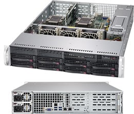 Сервер Supermicro SYS-6029P-WTR 2U, плата X11DDW-L, 8×3,5" SAS3/SATA3, БП 1000 Вт 1+1 — фото 2
