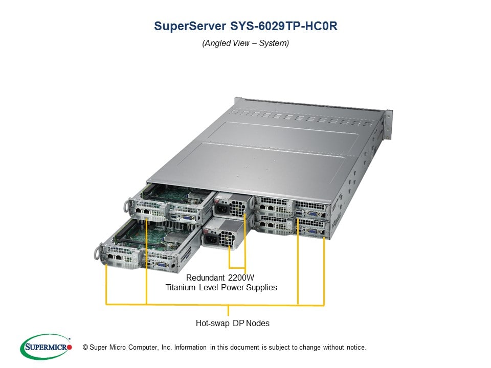 Сервер Supermicro SYS-6029TP-HC0R 2U — фото 2