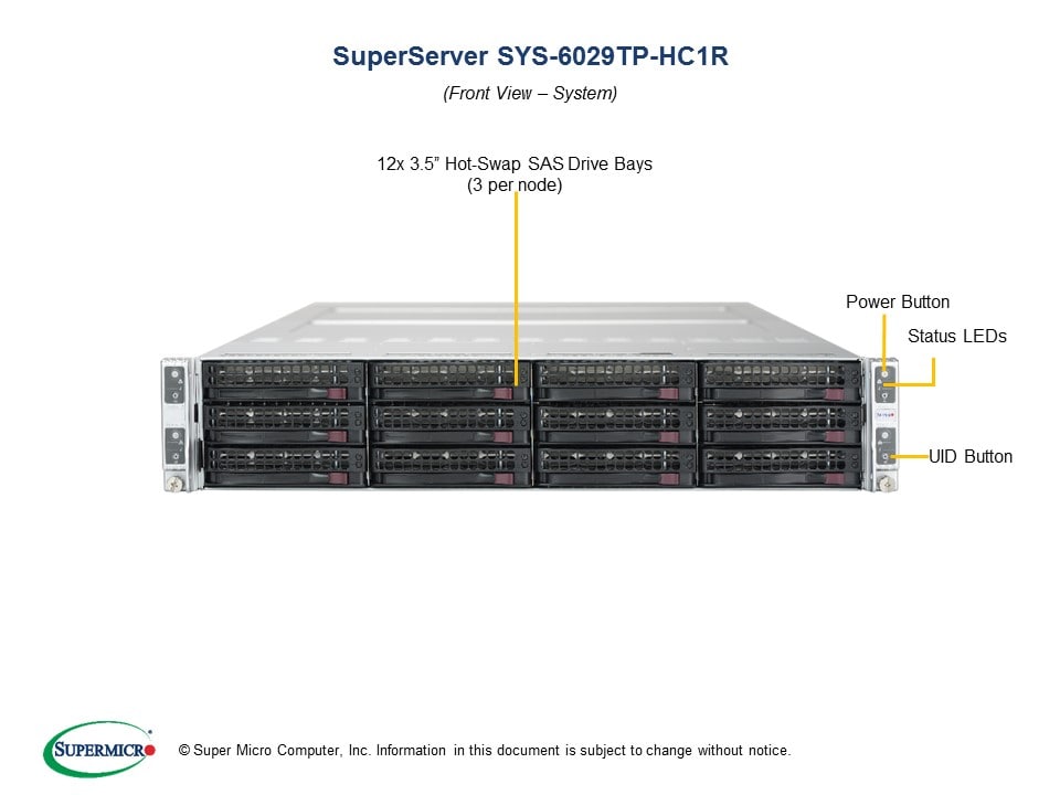 Сервер Supermicro SYS-6029TP-HC1R 2U — фото 4