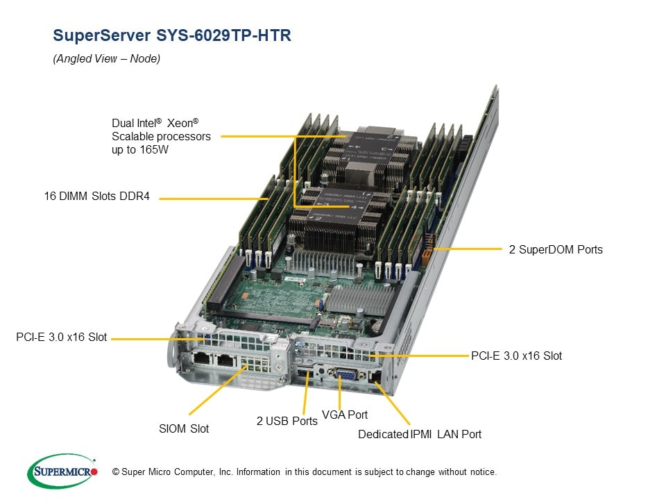 Сервер Supermicro SYS-6029TP-HTR 2U — фото 3