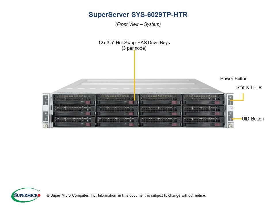 Сервер Supermicro SYS-6029TP-HTR 2U — фото 4