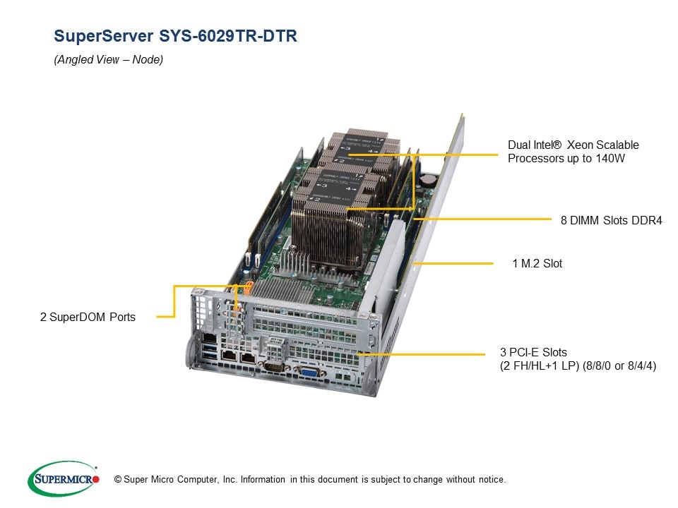 Сервер Supermicro SYS-6029TR-DTR 2U — фото 3