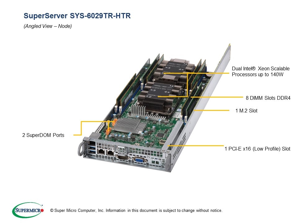 Сервер Supermicro SYS-6029TR-HTR 2U — фото 3