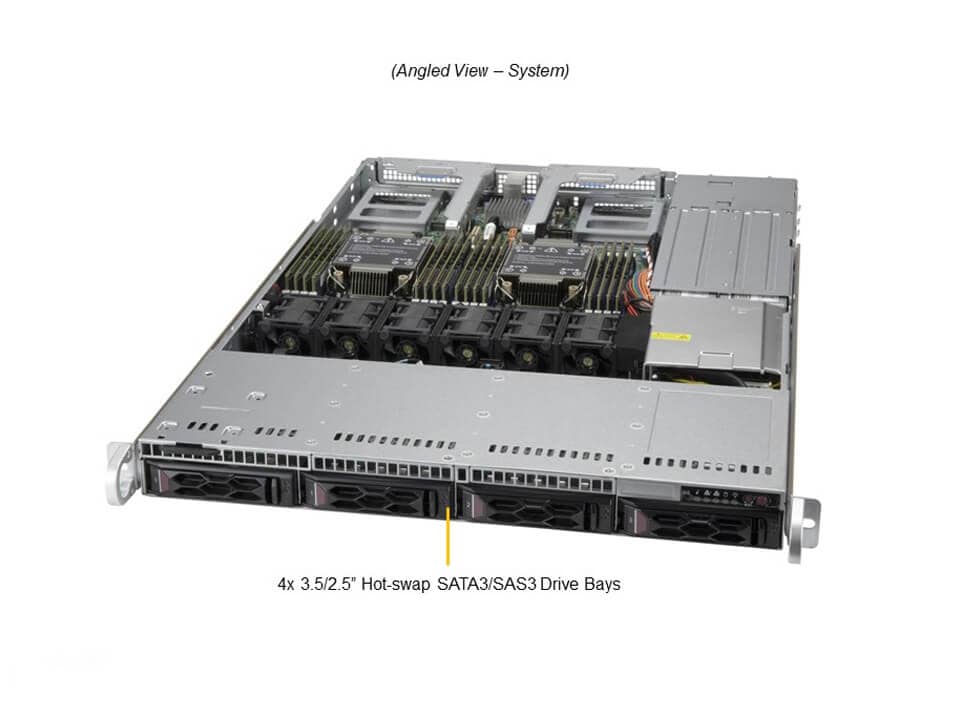 Сервер CloudDC Supermicro SYS-610C-TR 1U — фото 2