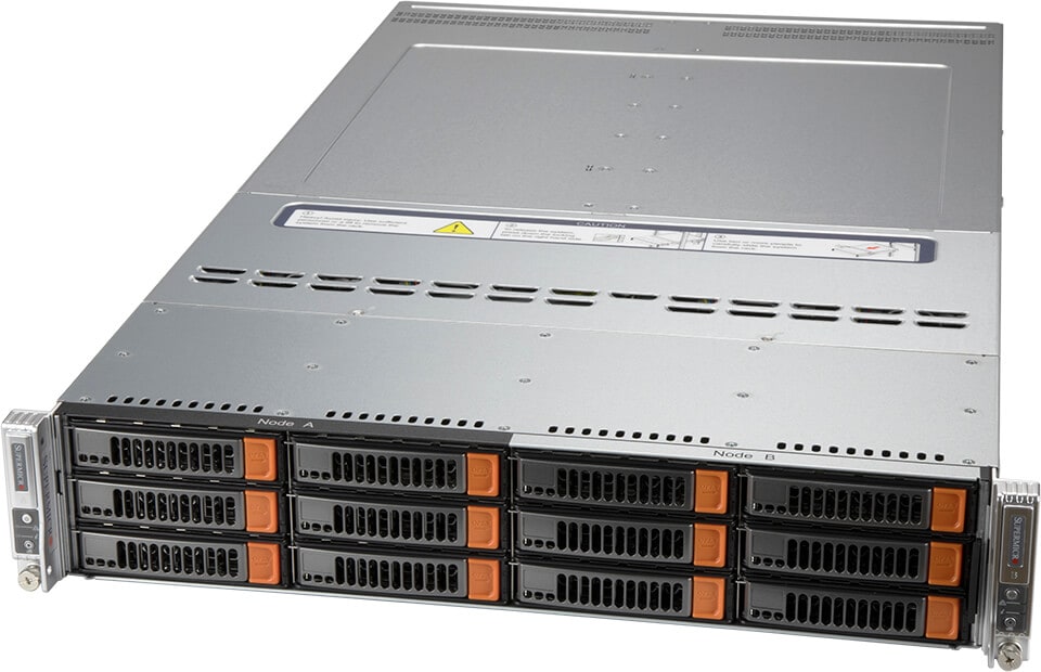 Сервер BigTwin Supermicro SYS-620BT-DNC8R 2U — фото 1