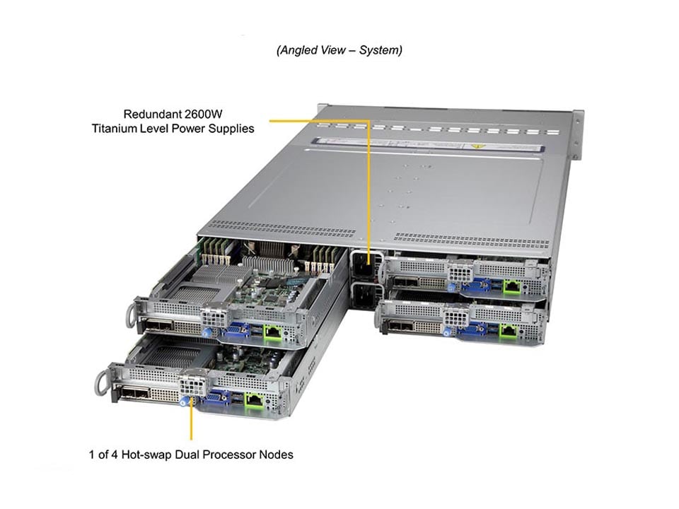 Сервер BigTwin Supermicro SYS-620BT-HNTR 2U — фото 2