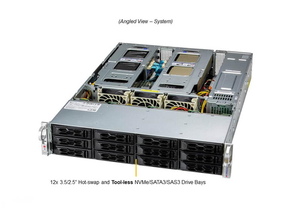 Сервер CloudDC Supermicro SYS-620C-TN12R 2U — фото 2