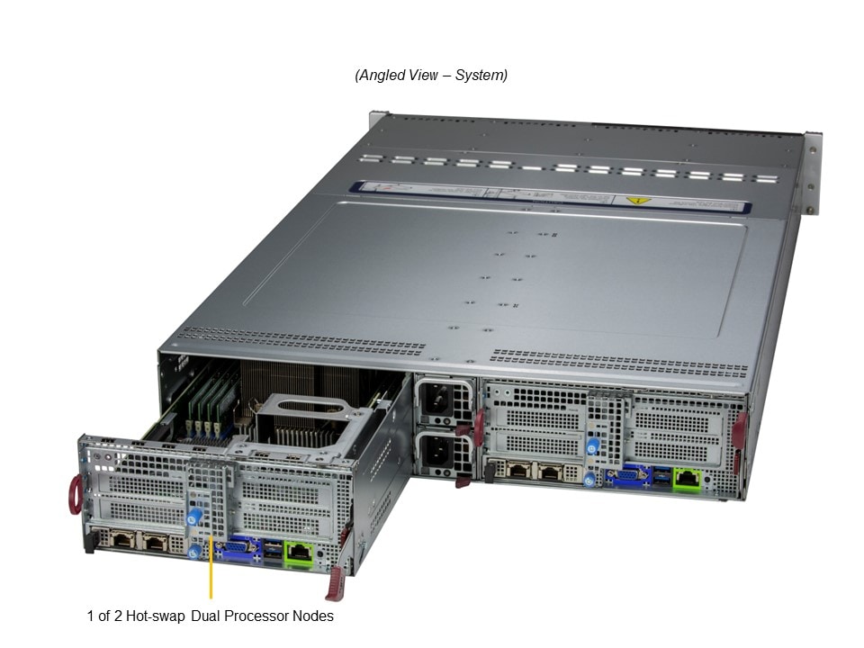 Сервер BigTwin Supermicro SYS-621BT-DNC8R 2U — фото 2