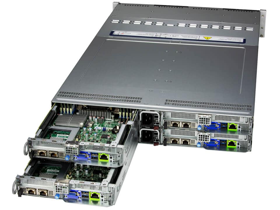 Сервер BigTwin Supermicro SYS-621BT-HNC8R 2U — фото 1