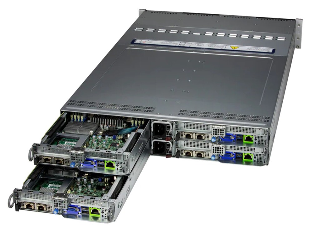 Сервер Supermicro 2U BigTwin SuperServer (SYS-621BT-HNTR) — фото 1