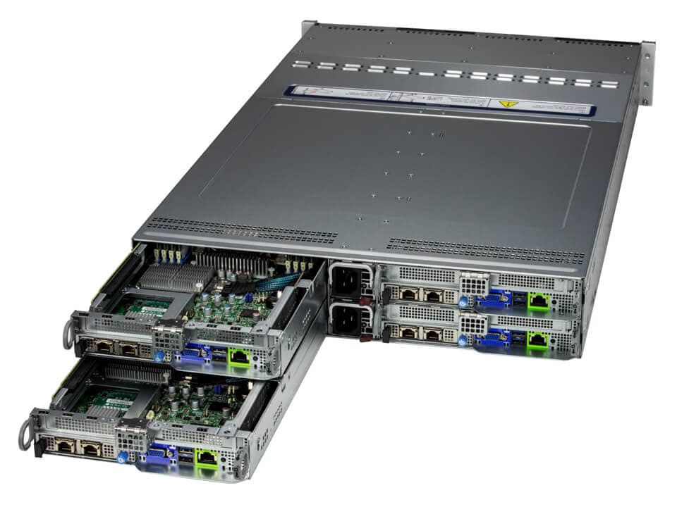 Сервер Supermicro 2U BigTwin SuperServer (SYS-621BT-HNTR) — фото 2