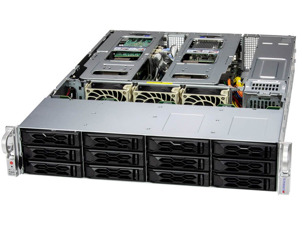 Сервер Supermicro CloudDC Gold Series SuperServer (SYS-621C-TN12R-02-G1) — фото 1