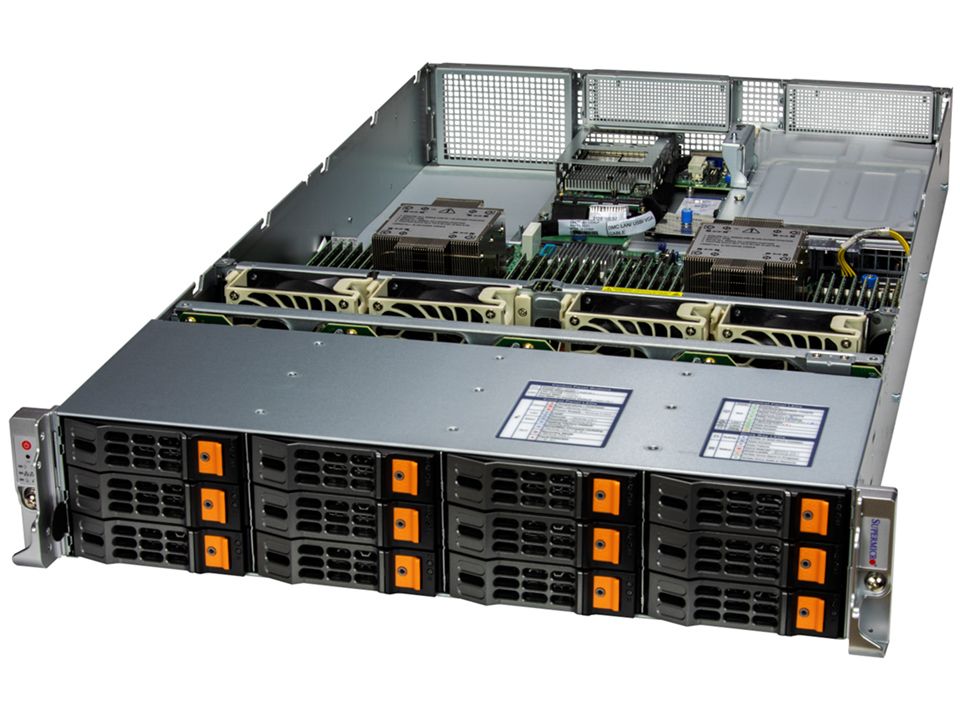Сервер Supermicro 2U Hyper SuperServer (SYS-621H-TN12R) — фото 1