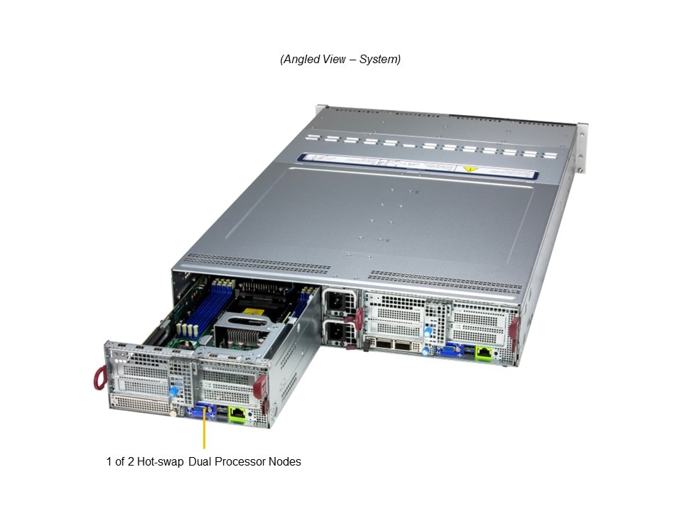 Сервер BigTwin Supermicro SYS-622BT-DNC8R 2U — фото 2