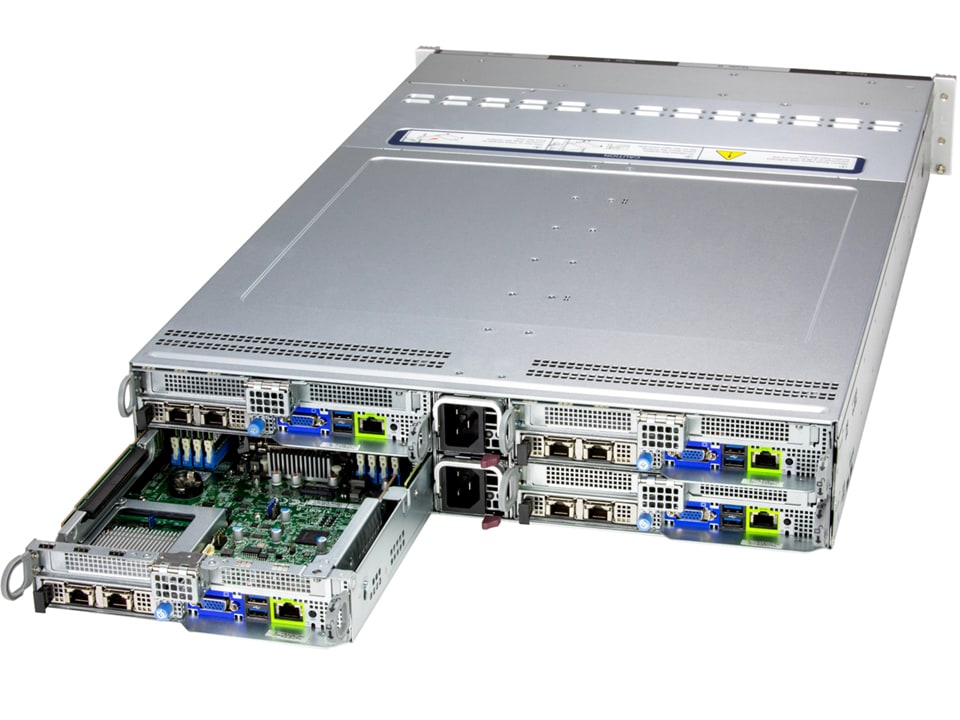 Сервер BigTwin Supermicro SYS-622BT-HNC8R 2U — фото 1