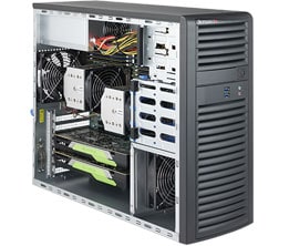 Сервер Supermicro SYS-7039A-I X11DAi-N CSE-732D3-1200B X11 mid-tower DP workstation — фото 2