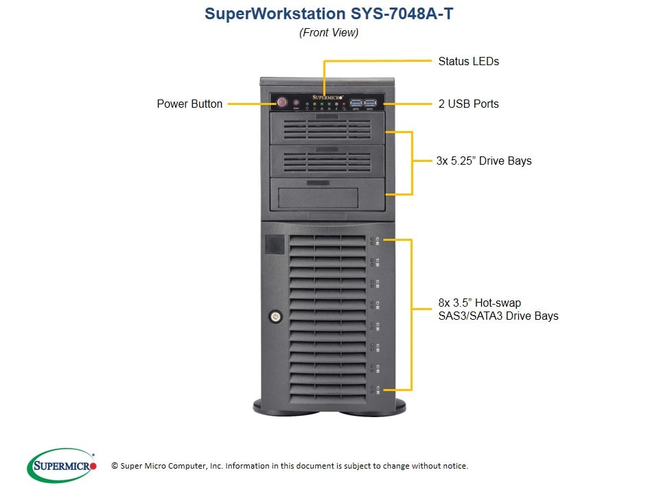 Сервер Supermicro SYS-7048A-T 4U — фото 4