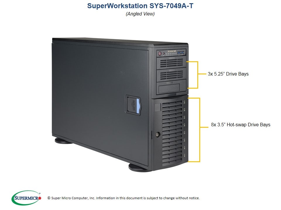 Сервер SuperMicro SYS-7049A-T X11DAi-N, CSE-743AC4-1200B-SQ — фото 3