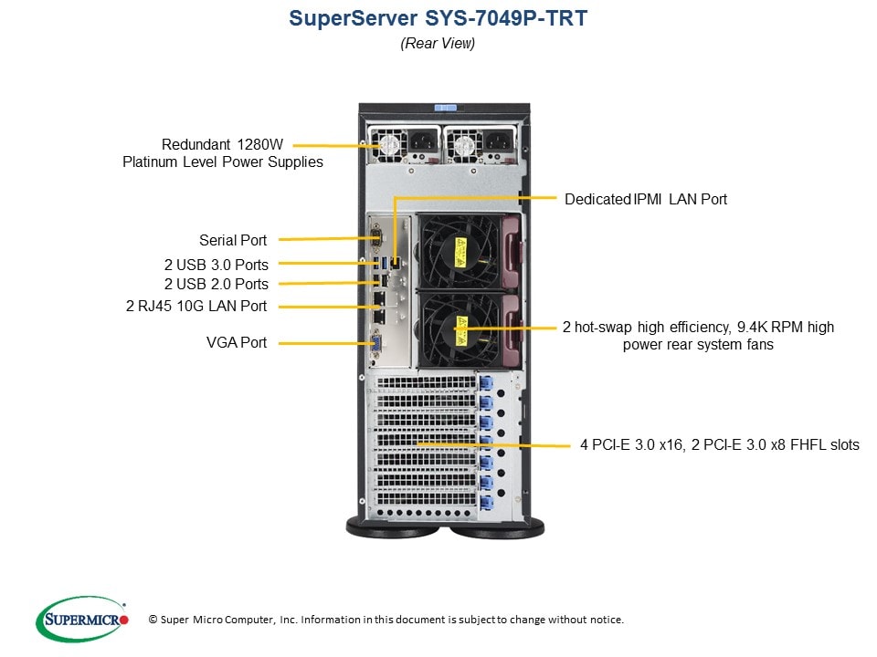 Сервер Supermicro SYS-7049P-TRT 4U — фото 5