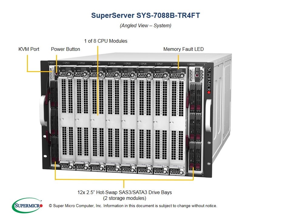 Сервер Supermicro SYS-7088B-TR4FT 7U — фото 2