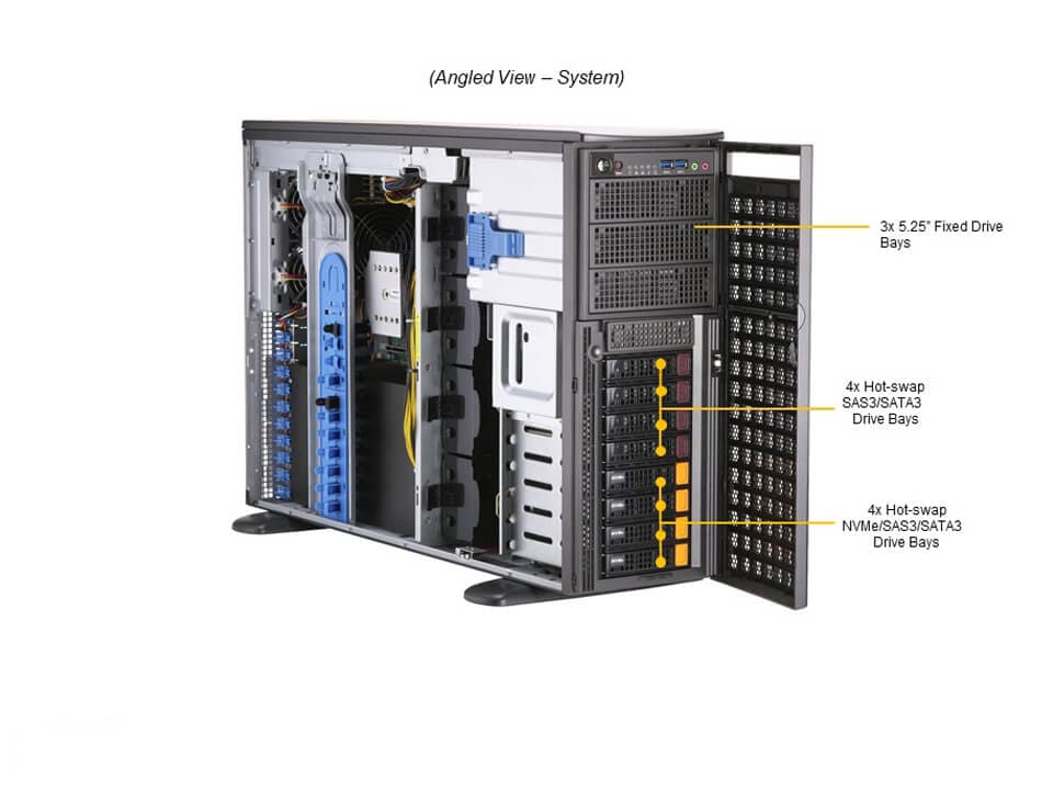 GPU-сервер GPU-сервер Supermicro SYS-740GP-TNRT — фото 2