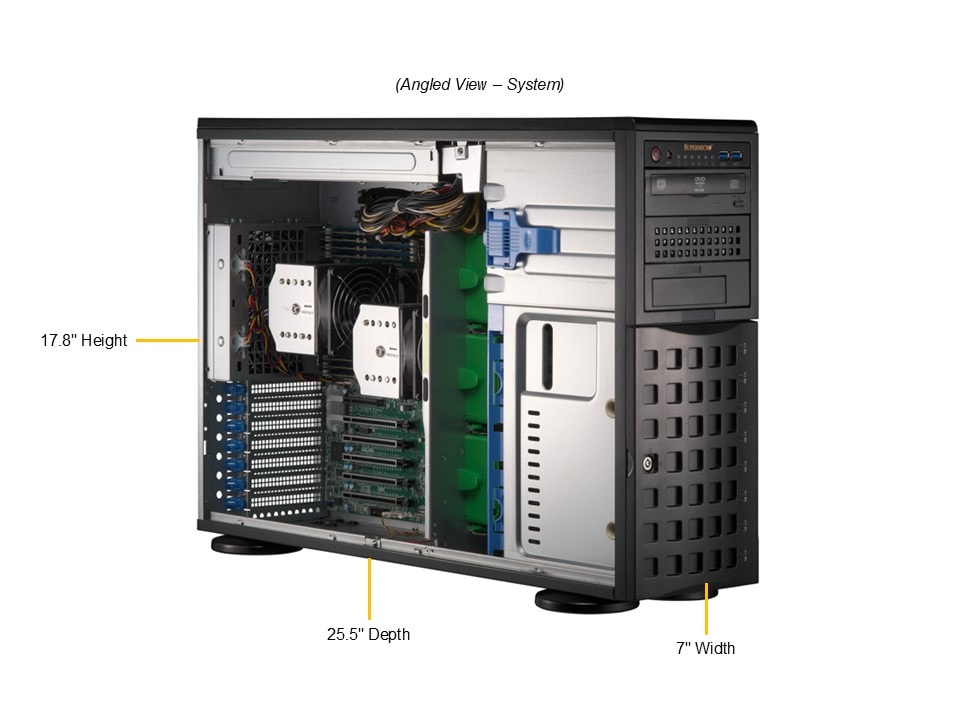 Рабочая станция Supermicro SYS-741A-T 4U — фото 2