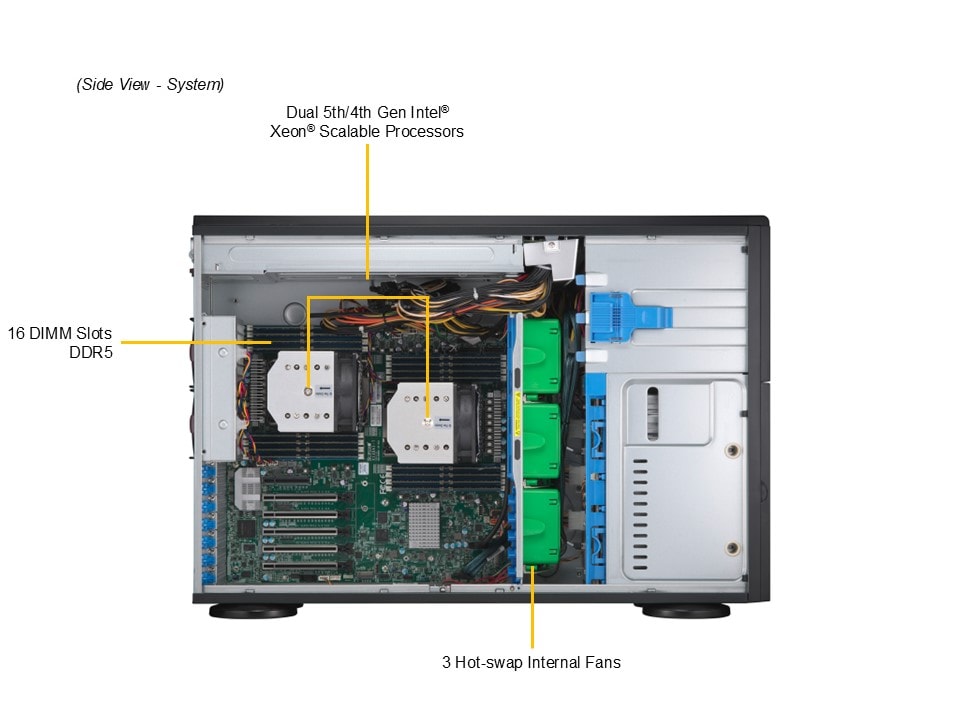Рабочая станция Supermicro SYS-741A-T 4U — фото 5