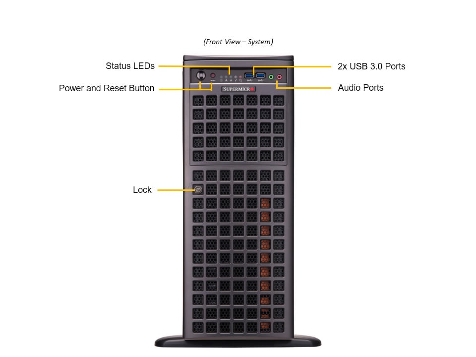 Сервер Supermicro Full-Tower GPU SuperServer (SYS-741GE-TNRT) — фото 5