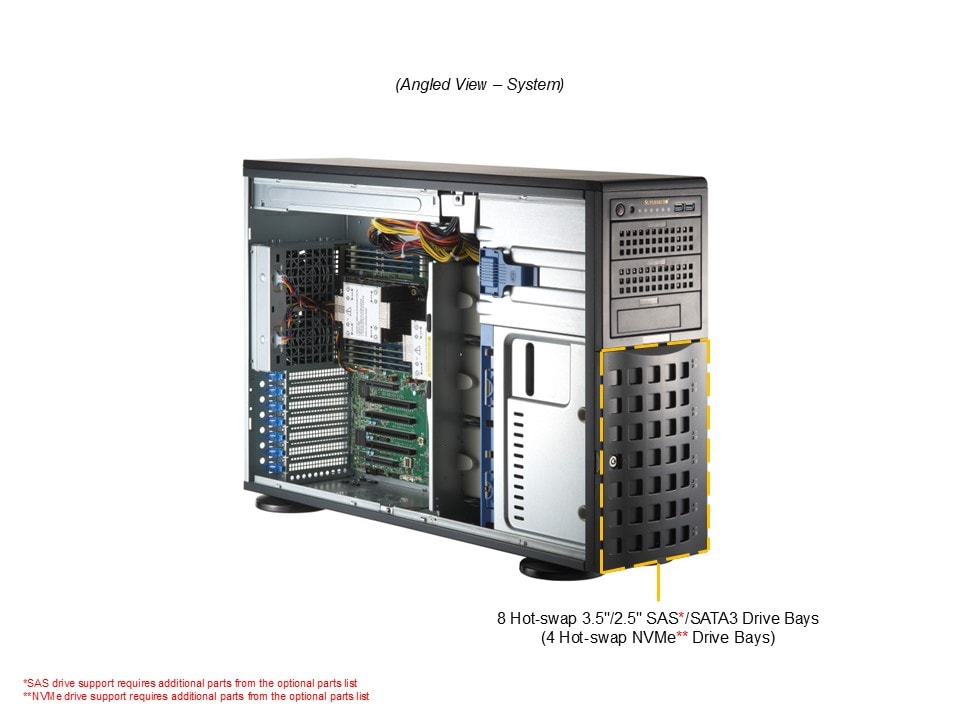 Сервер Supermicro Mainstream Tower (SYS-741P-TR) — фото 3