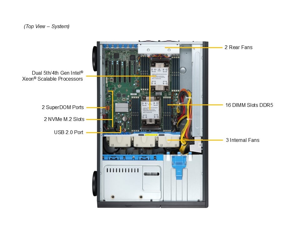 Сервер Supermicro Mainstream Tower (SYS-741P-TR) — фото 4