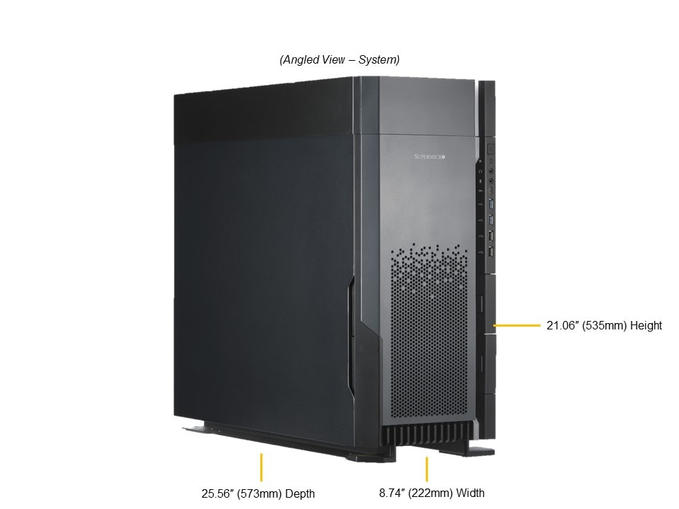 Сервер Supermicro SuperWorkstation SYS-751A-I, Full-Tower/5U, плата X13DAI-T — фото 3