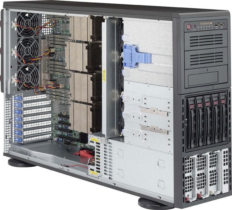 Сервер Supermicro SYS-8048B-C0R3FT 4U Server — фото 2