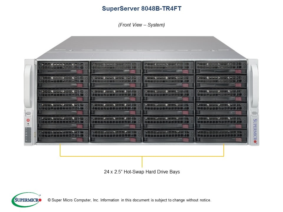 Сервер Supermicro SYS-8048B-TR4FT 4U — фото 4