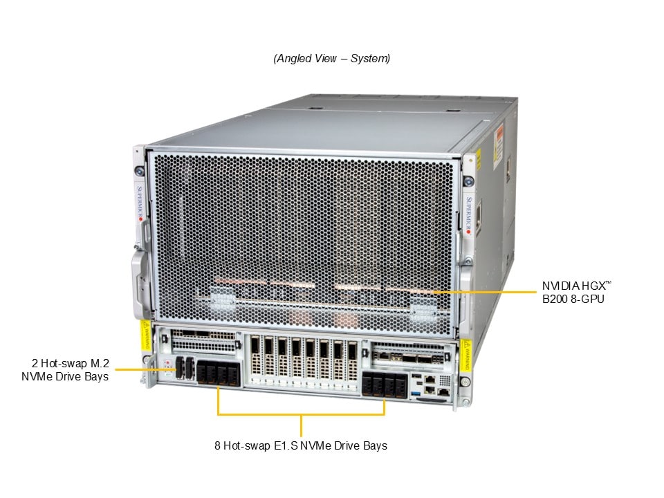GPU-сервер GPU-сервер Supermicro SYS-822GS-NBRT 8U — фото 2