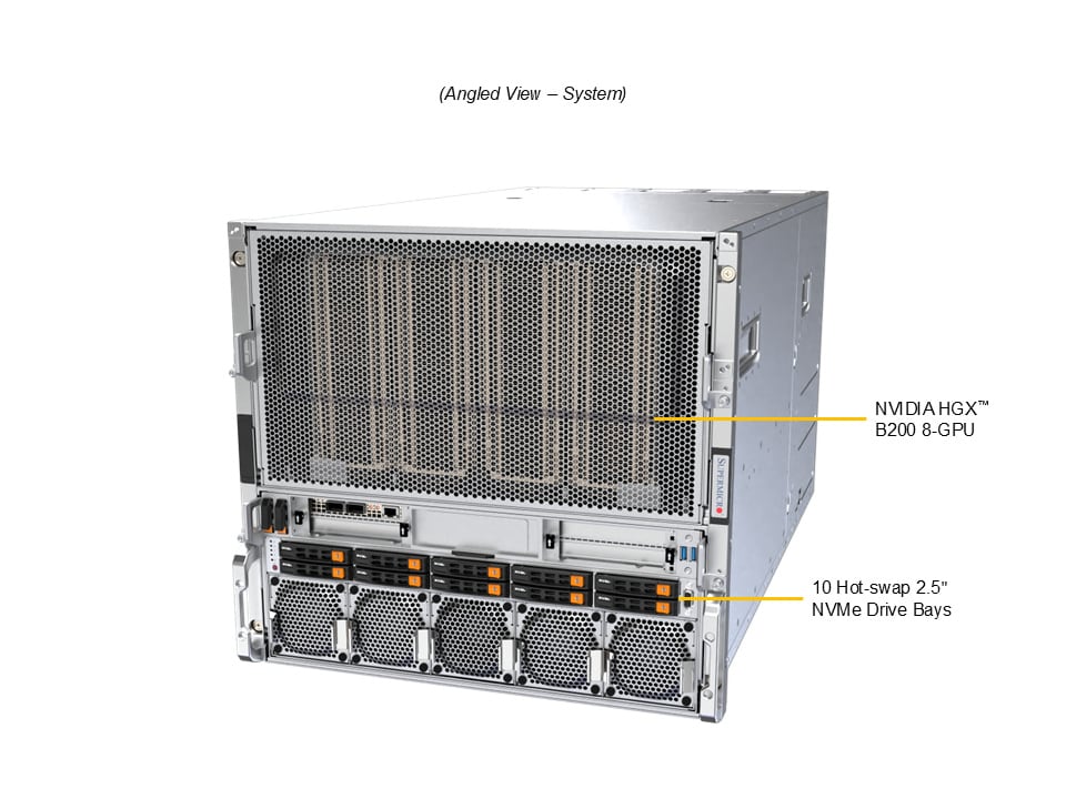 GPU-сервер GPU-сервер Supermicro SYS-A21GE-NBRT 10U — фото 2