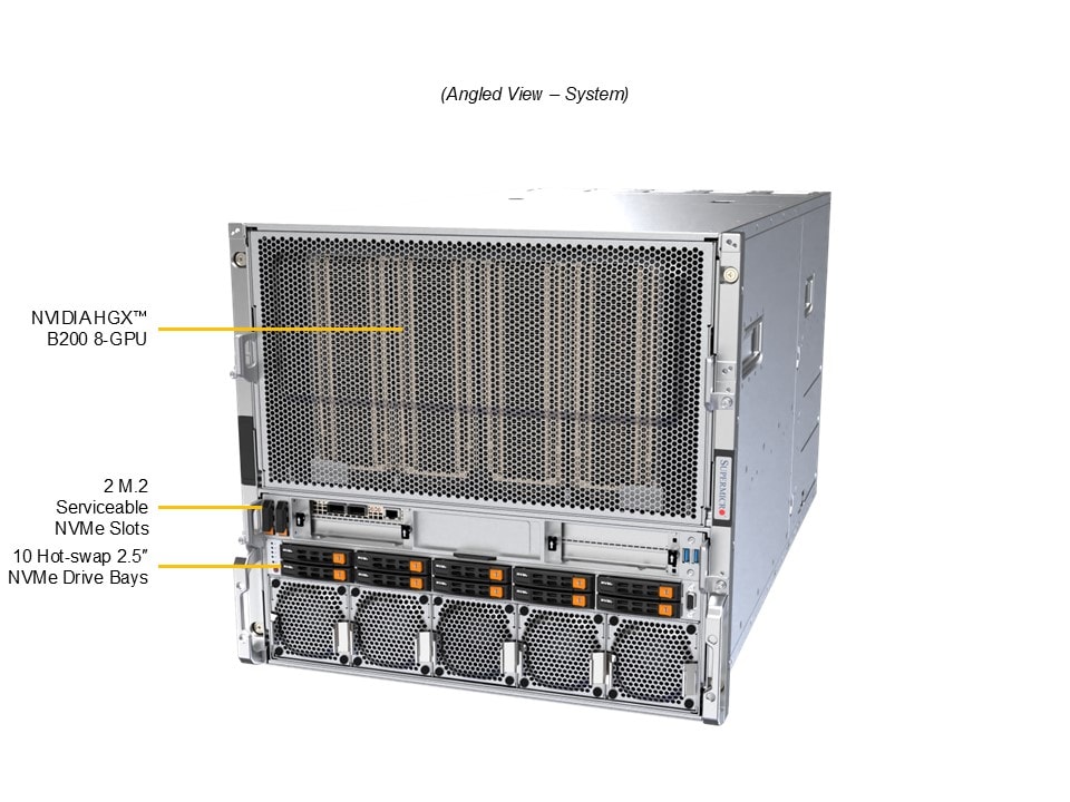 GPU-сервер GPU-сервер Supermicro SYS-A22GA-NBRT 10U — фото 2