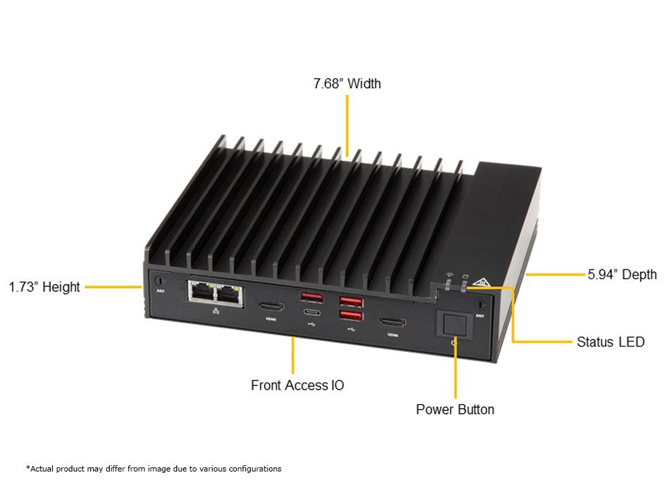 Встраиваемый компьютер Supermicro SYS-E100-12T-L, Intel Core i3-1115GRE, 2×2,5GbE — фото 1