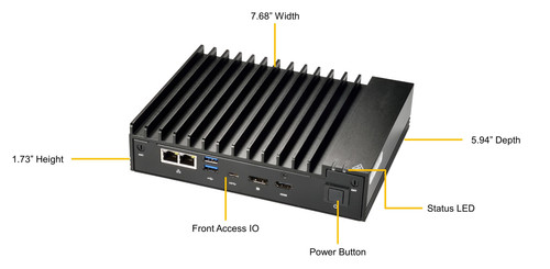 Сервер Supermicro SYS-E100-9S-L Fanless Box PC (E101-01 + X11SSN-L, i3-7100U) — фото 1