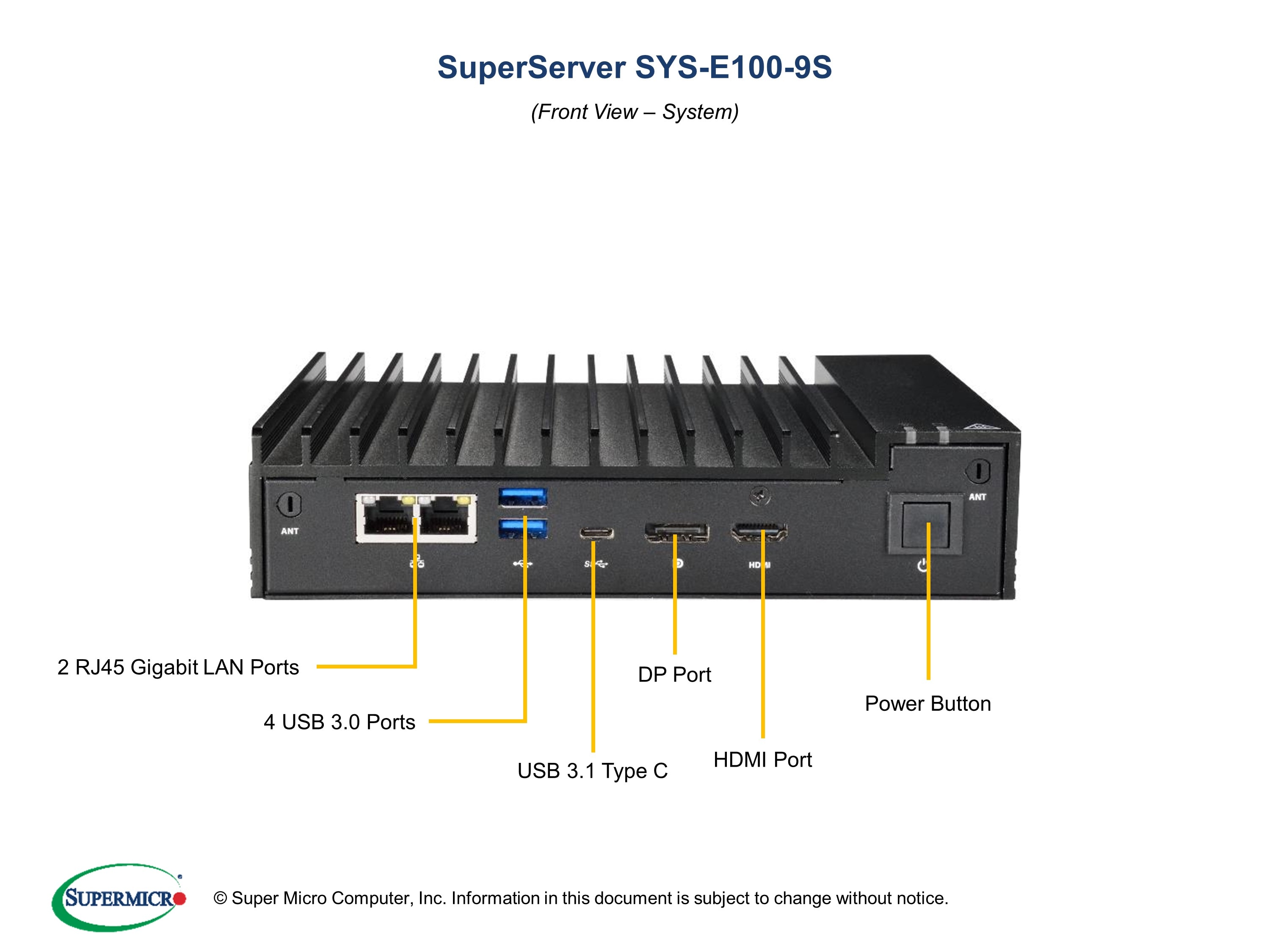 Сервер Supermicro IOT/Embedded System (SYS-E100-9S) — фото 4