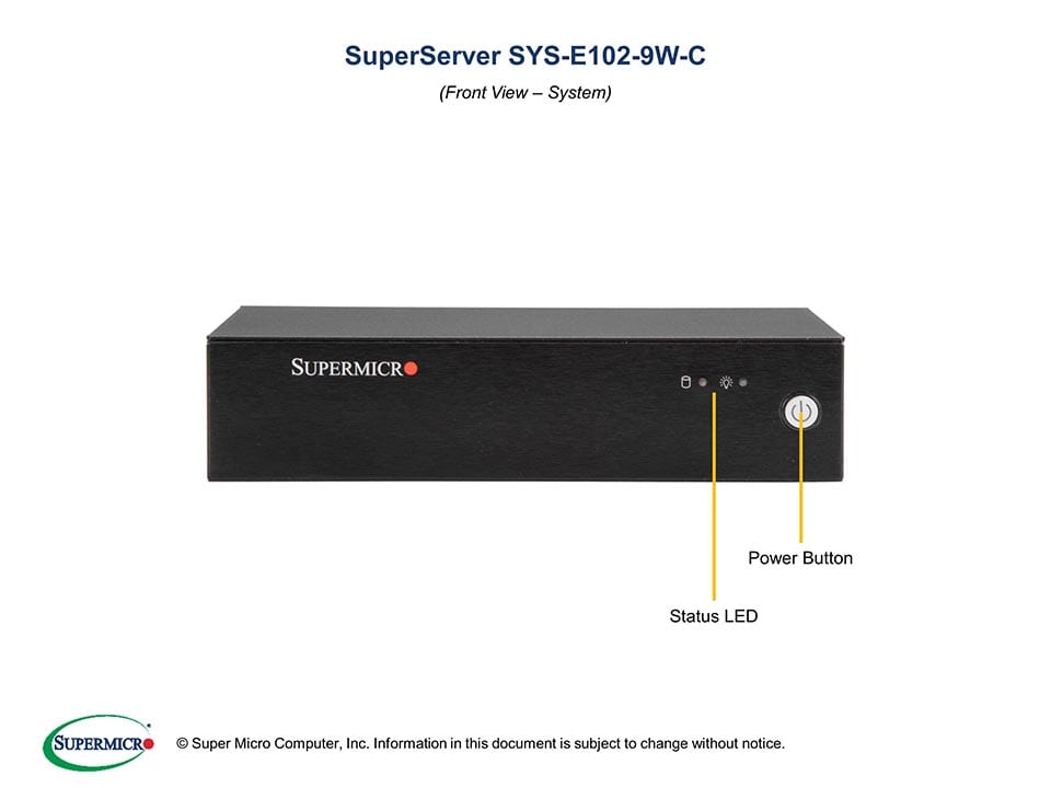 Сервер Supermicro SYS-E102-9W-C — фото 3