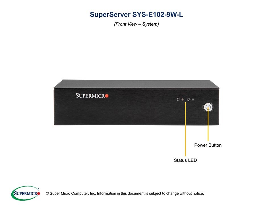 Сервер Supermicro SYS-E102-9W-L CSE-E102 + MBD-X11SWN-L,RoHS — фото 3