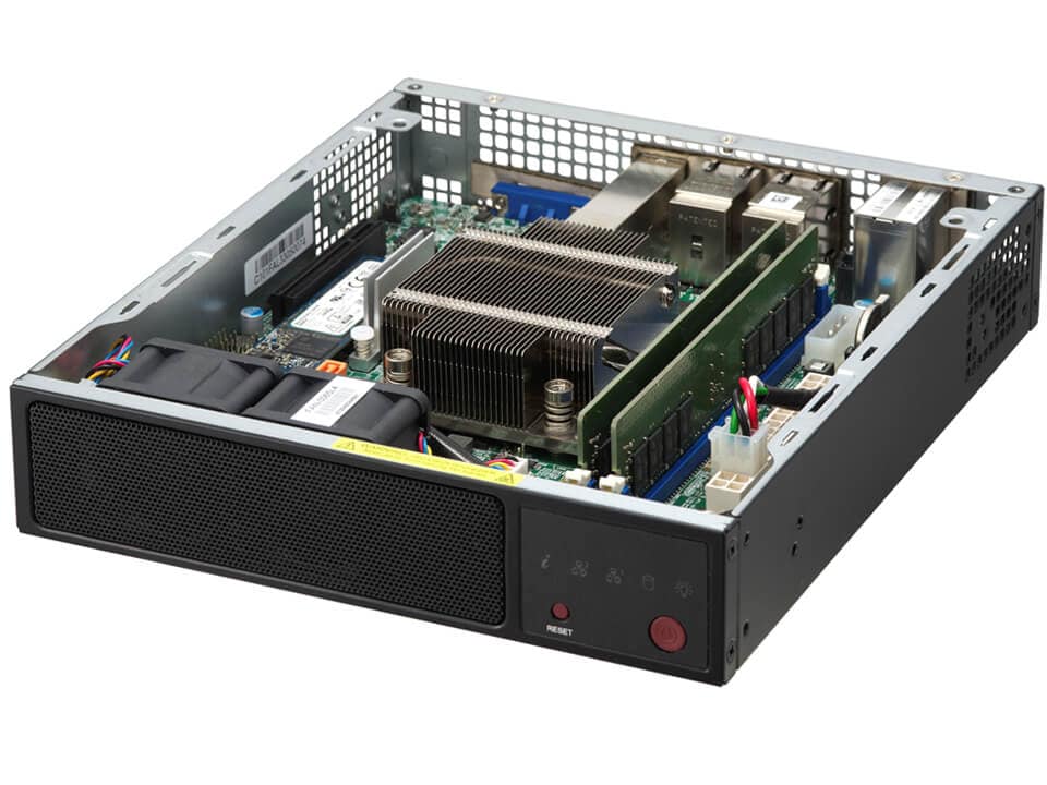 Сервер Supermicro SYS-E200-12A-8C Mini-ITX w/ A3SPI-8C-LN6PF MB — фото 2