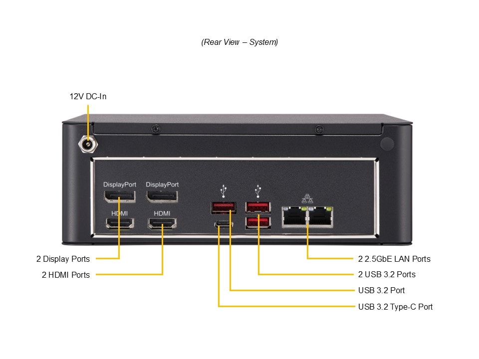 Встраиваемая система Supermicro SYS-E201-14AR Mini-ITX — фото 5